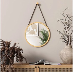 Lustro łazienkowe bambus 38x38x1.5 mirno