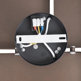 Designerski kinkiet brązowy 3-punktowy - Planes