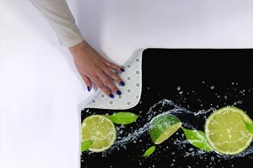 Antypoślizgowy dywanik łazienkowy Cytrusy Limonka