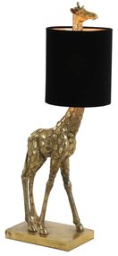 Czarno-brązowa lampa stołowa (wysokość 61 cm) Giraffe – Light &amp; Living