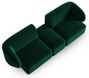 Zielona aksamitna sofa 246 cm Paolo – Milo Casa