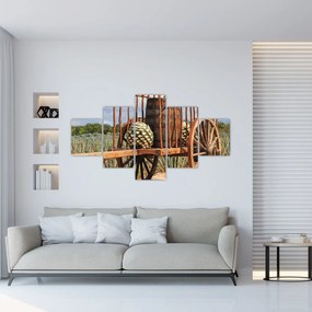 Obraz - Przyczepka (125x70 cm)
