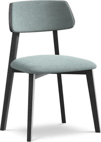 Niebieskie krzesło z litego drewna Niu – Makamii