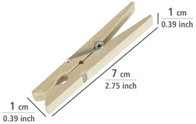 Klamerki do bielizny, na pranie - 50 sztuk w komplecie, WENKO