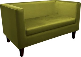 Sofa Monaco : Kolor nogi - Venge, Kolor tkaniny - VELVET - BL75, Typ tkaniny - Velvet, Wysokość nogi - 15 cm