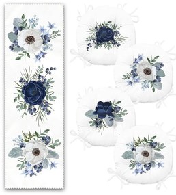 Zestaw 4 poduszek na krzesła i bieżnika 45x140 cm – Mila Home