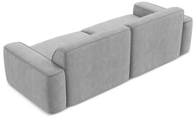 Jasnoszara sofa z tkaniny szenilowej 244 cm Omao – Makamii