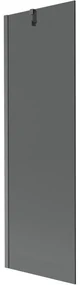 Mexen Next parawan nawannowy 1-skrzydłowy 60 x 150 cm, grafit, gun gray szczotkowany - 895-060-000-00-40-66
