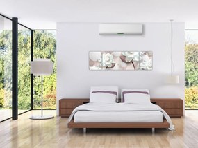 Obraz - Kwiat róży (170x50 cm)