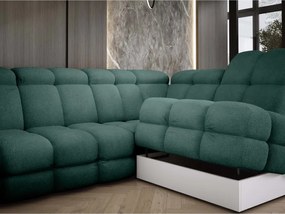 Narożnik TOLLO XL z elektryczną regulacją siedziska Prawostronny w tkaninie promocyjnej BUBBLE 12 WERSAL