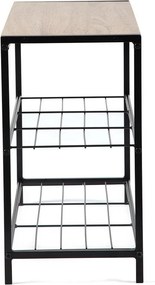 Czarna stalowa szafka na buty 63x44x30 cm Asten – Bonami Essentials