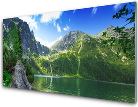Panel Szklany Kryształowe Jezioro W Górach