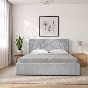 Łóżko F-Line Terre 120x200, Monolith 84 Popielaty