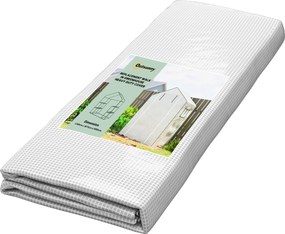 Outsunny Zamienna folia do szklarni, pokrywa z ochroną UV, drzwi rolowane, boczne okna, 140 x 73 x 190 cm, Biały