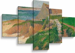 Obraz - Henri Moret, The Island of Raguenez, Brittany, reprodukcje (125x70 cm)