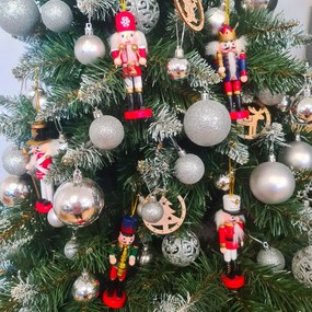 Ozdoby świąteczne NUTCRACKER zestaw 5 szt., kolorowe
