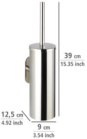 Samoprzyczepna szczotka do WC ze stali nierdzewnej Wenko Orea