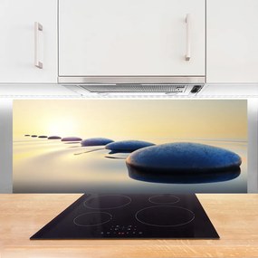 Szkło nad Blatem Harmonia Zen: Kamienie i Woda