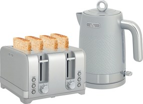 HOMCOM Zestaw Czajnik i Toster, 1,7L 2200W Szybkokochający Czajnik z Termostatem | Aosom PL