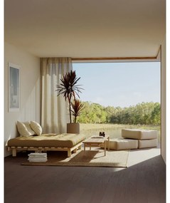 Jasnobrązowa sztruksowa sofa 200 cm Lean – Karup Design