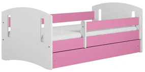 Łóżko dziecięce CLASSIC 2 160x80 różowe KOCOT KIDS