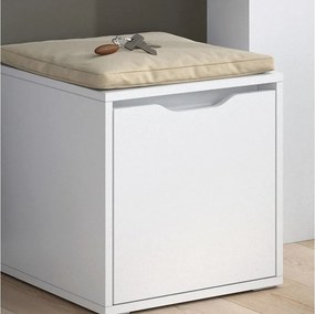 Ławka na buty biały 40x40x40.6 ruben