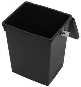 Pojemnik na odpady organiczne z plastiku z recyklingu, 5,5 l