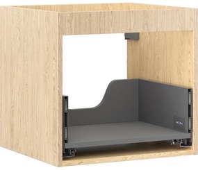 Mexen Box-A korpus szafki podumywalkowej 50 cm, 1 szuflada, dąb - 91AX0-0500-470-1-81