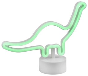 Biała lampa stołowa LED (wys. 20 cm) Bronto – Trio