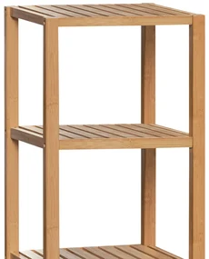 Regał bambusowy, 5 półki, 140 cm