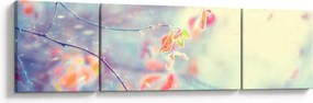 Obraz - Listki w lodzie (170x50 cm)
