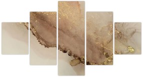 Obraz - Złoty brokat (125x70 cm)