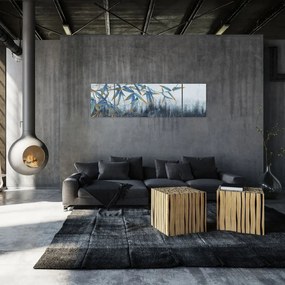 Obraz - Bambus na ścianie (170x50 cm)