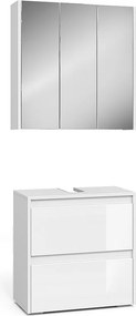 Zestaw mebli łazienkowych biały 60x30x62 majest
