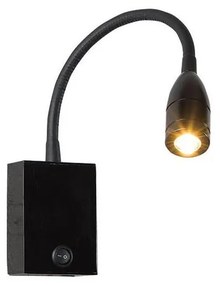 Zambelis H32 - LED Elastyczna lampka LED/3W/230V czarny