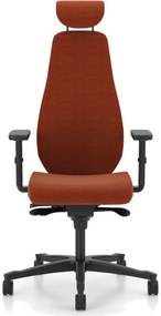Regulowane krzesło do biurka Bjarg Swivel Chair HB UPH wysokie oparcie