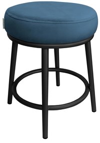 Taboret Ben noga metalowa czarna MG33