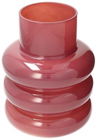 Wazon szklany Rosso 16x24 cm