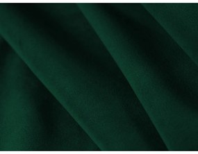 Zielona aksamitna sofa prawostronna 311 cm Paolo – Milo Casa