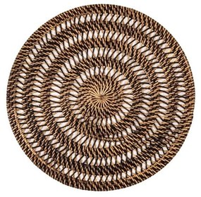 Rattanowa mata stołowa ø 36 cm – Tiseco Home Studio