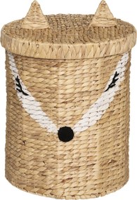 Kosz na zabawki zamykany Lisek, Ø 37 cm