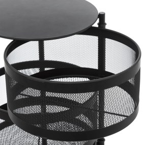 Wózek kuchenny obrotowy, 4 poziomy