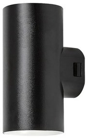 Rabalux 77155 zewnętrzna oprawa ścienna LED Urfa,18W, IP65, czarna, 16 cm