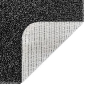 Ciemnoszary dywan z lateksowym podkładem 120x120 Z4-E49