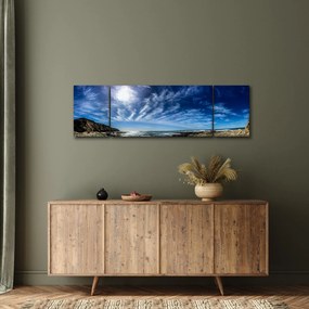 Obraz nieba z chmurami (170x50 cm)