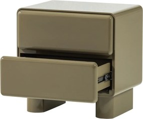 Zielona szafka nocna z połyskiem Lustra – WOOOD