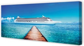 Fotoobraz na płótnie Słoneczny Rejs po Morzu