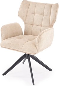 Obrotowe krzesło do jadalni z podłokietnikami K601 Halmar