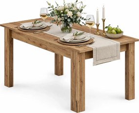 Prostokątny minimalistyczny stół kuchenny dąb craft P5-H23