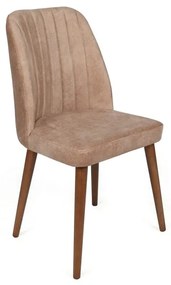 Zestaw krzeseł do jadalni Alfa Beige, 4 szt.